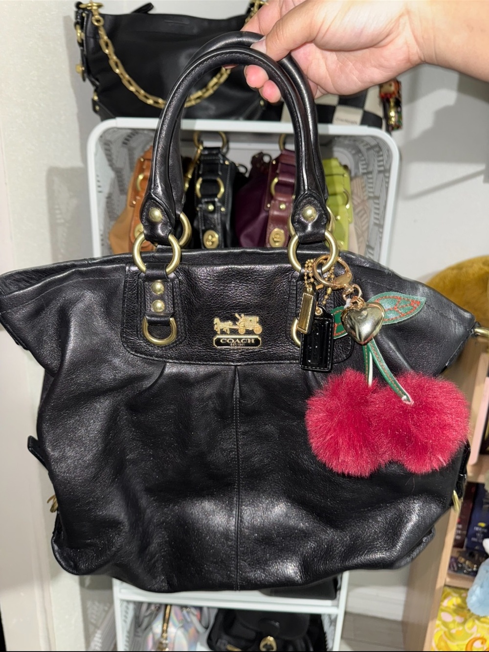 Coach Madison Leather Julianne Tote